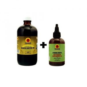 Strong roots piment oil and Castor oil