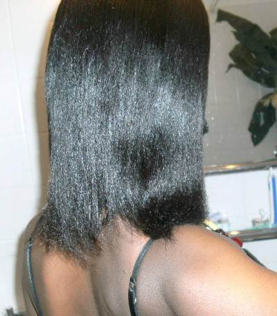 Feb 2010 beginning of my hair journey (Grow African hair long - Joanne)